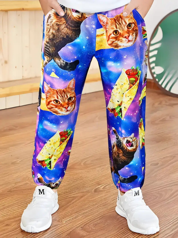 2024 Корейски стил за момчета, висококачествени нови спортни панталони, тънки есенни дишащи ежедневни връхни панталони