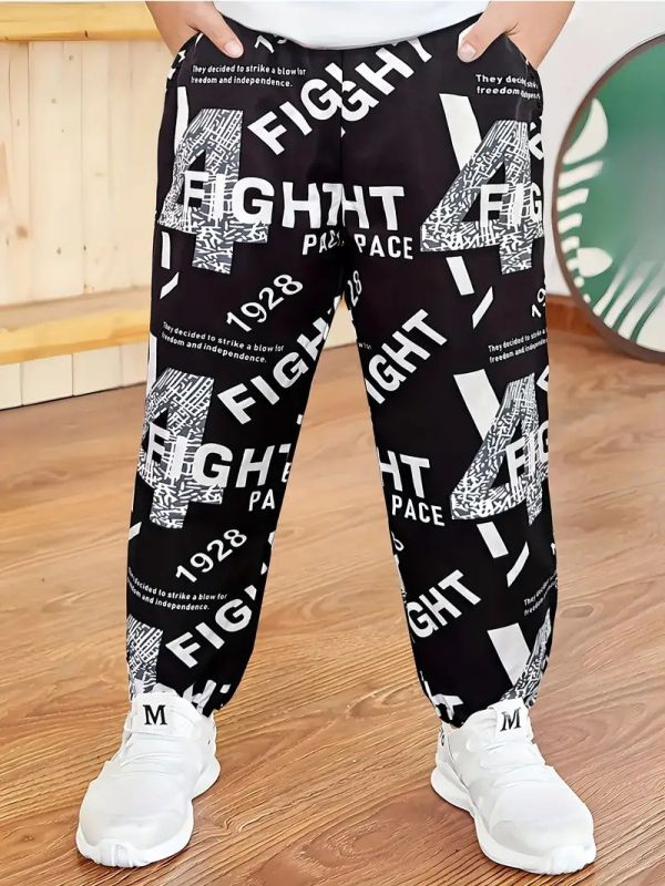 2024 Корейски стил за момчета, висококачествени нови спортни панталони, тънки есенни дишащи ежедневни връхни панталони