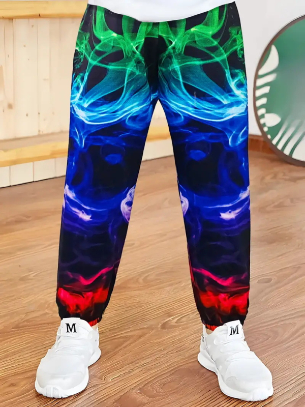 2024 Корейски стил за момчета, висококачествени нови спортни панталони, тънки есенни дишащи ежедневни връхни панталони