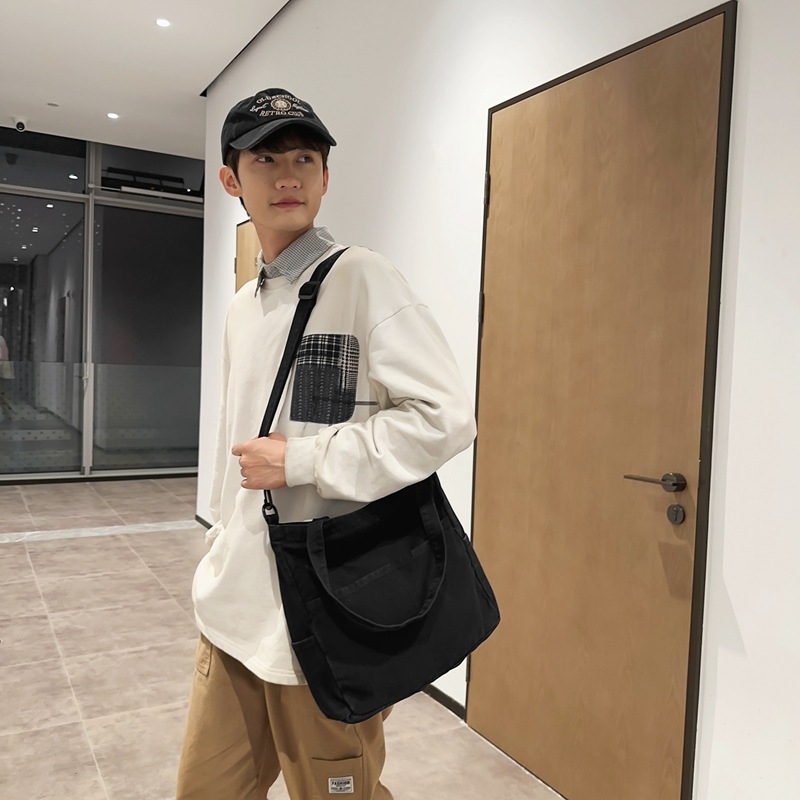 2024 Nova stilska traper ležerna torba za putovanje na posao, platnena torba velikog kapaciteta, nova stilska moderna višenamjenska traper torba