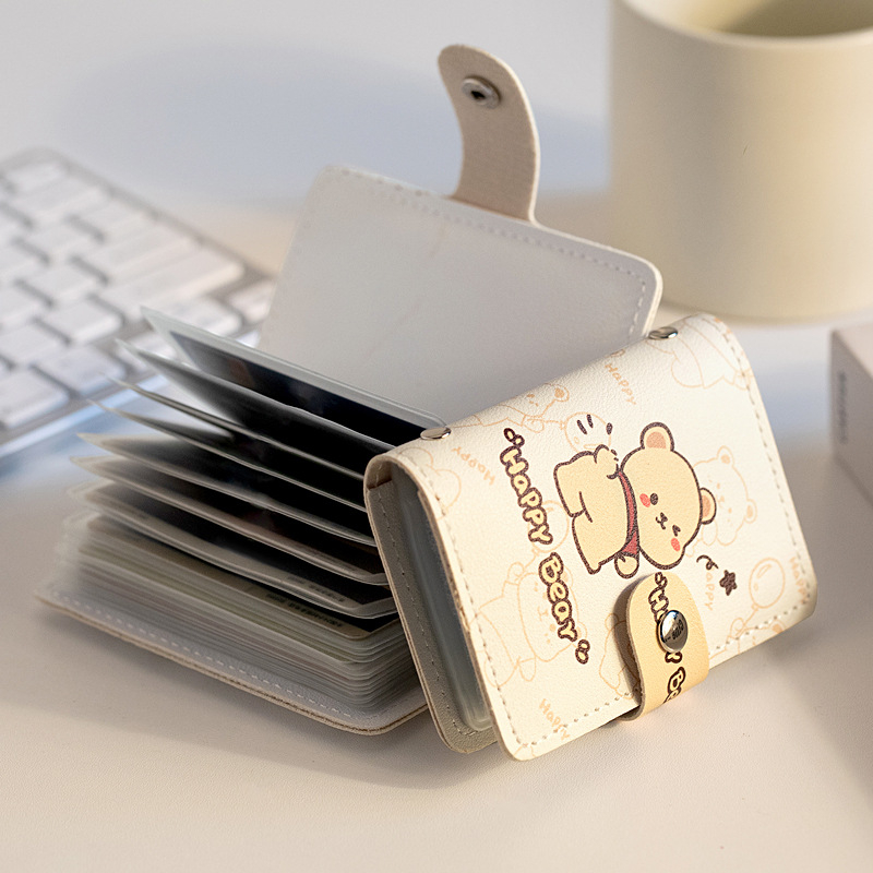 Pacha koera suure mahutavusega mitme kaardi pesaga kaardihoidja, armas mini-kõik-ühes kaardihoidja, ID-kaardi juhilubade kaardihoidja naistele