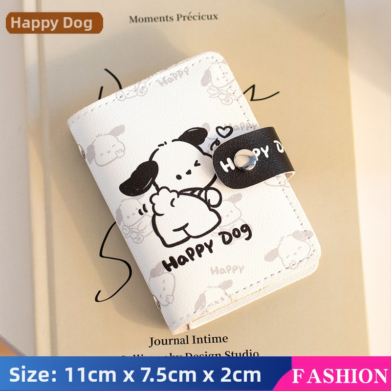 Pacha Dog lielas ietilpības vairāku karšu slotu karšu turētājs, mini, jauks, universāls karšu turētājs, ID kartes, vadītāja apliecības karšu turētājs sievietēm