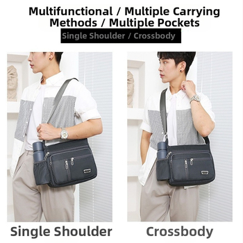Pánska taška cez rameno, crossbody, bežecký stánok, taška na voľný čas, cestovná taška, vonkajší prenosný batoh