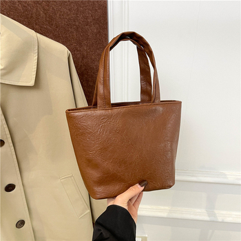 Geantă de umăr tip sac de mână pentru femei, geantă de iarnă 2024, geantă de mână portabilă, geantă de mână din piele moale, geantă de lucru pentru umăr, geantă de mână pentru femei