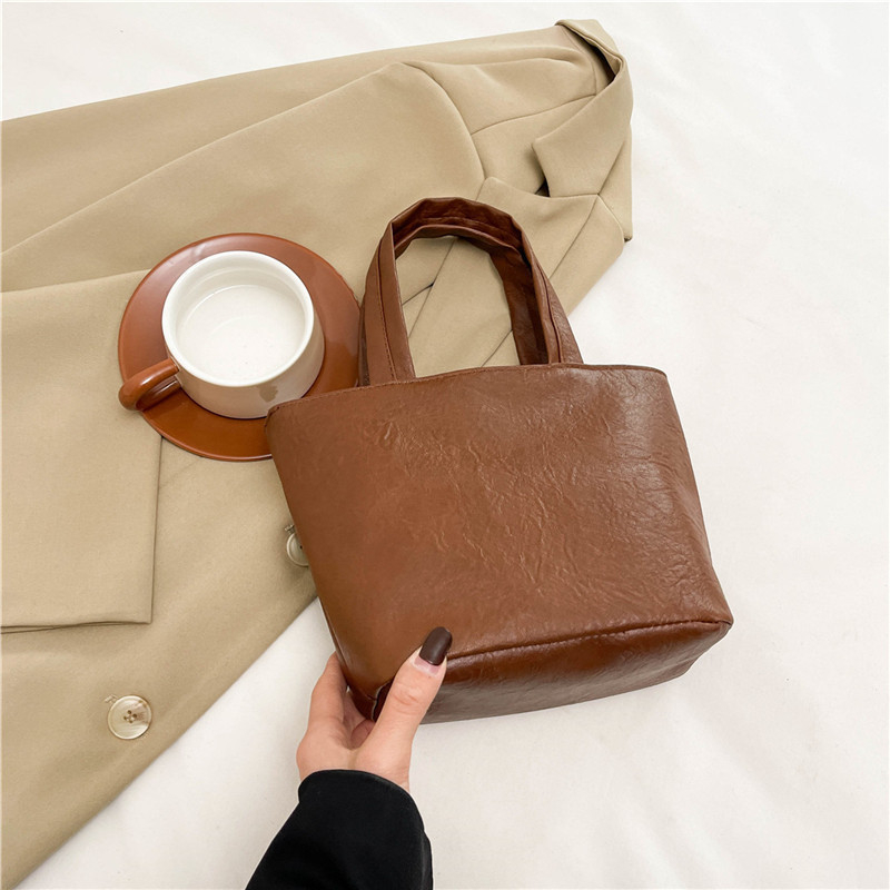 Geantă de umăr tip sac de mână pentru femei, geantă de iarnă 2024, geantă de mână portabilă, geantă de mână din piele moale, geantă de lucru pentru umăr, geantă de mână pentru femei