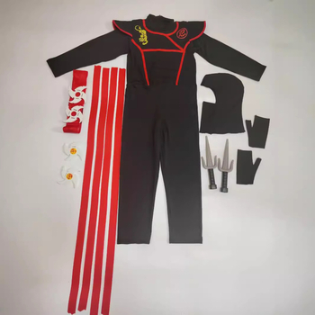 Хелоуин косплей костюм детско представление японски самурай нинджа костюм маскарадна игра костюм