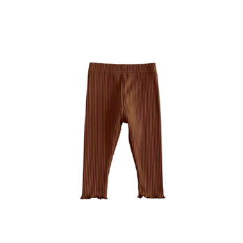 Βρεφικό Φθινοπωρινό Κολάν Μονόχρωμο με Απλό Νήμα, Ελαστικό Παντελόνι με Νήμα, για Νεογέννητο Κορίτσι, Βαμβακερό Παντελόνι Western Style