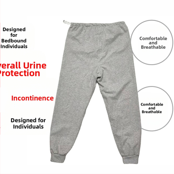 Sauskelnės su ištraukta medvilnine poliesterio medžiaga, prailginto ilgio, suaugusiesiems skirtos skalbti sauskelnės, skirtos pagyvenusiems žmonėms, skalbti.