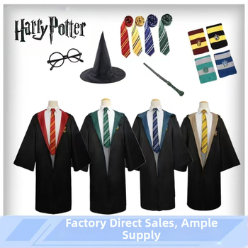 Haine Harry Potter costum cos set complet Gryffindor înconjurător haină magică pentru copii uniformă școlară de performanță robe de vrăjitor