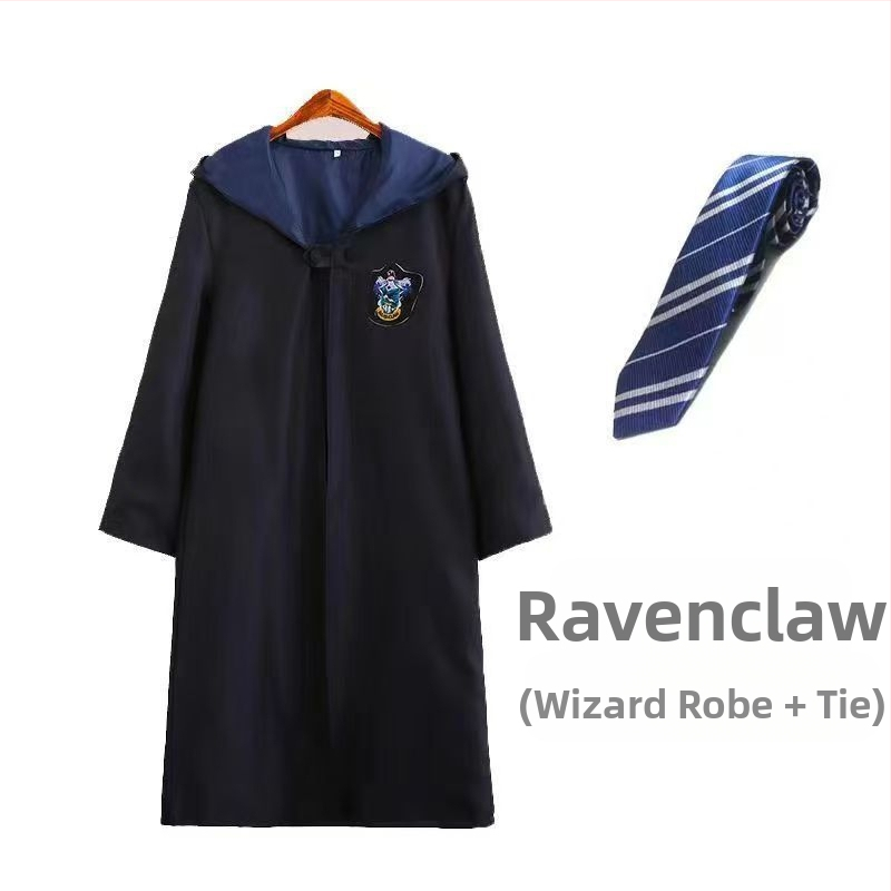 Haine Harry Potter costum cos set complet Gryffindor înconjurător haină magică pentru copii uniformă școlară de performanță robe de vrăjitor