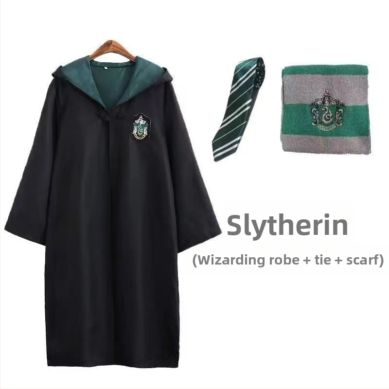 Haine Harry Potter costum cos set complet Gryffindor înconjurător haină magică pentru copii uniformă școlară de performanță robe de vrăjitor