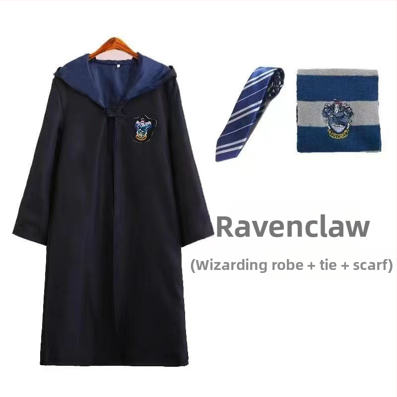 Haine Harry Potter costum cos set complet Gryffindor înconjurător haină magică pentru copii uniformă școlară de performanță robe de vrăjitor