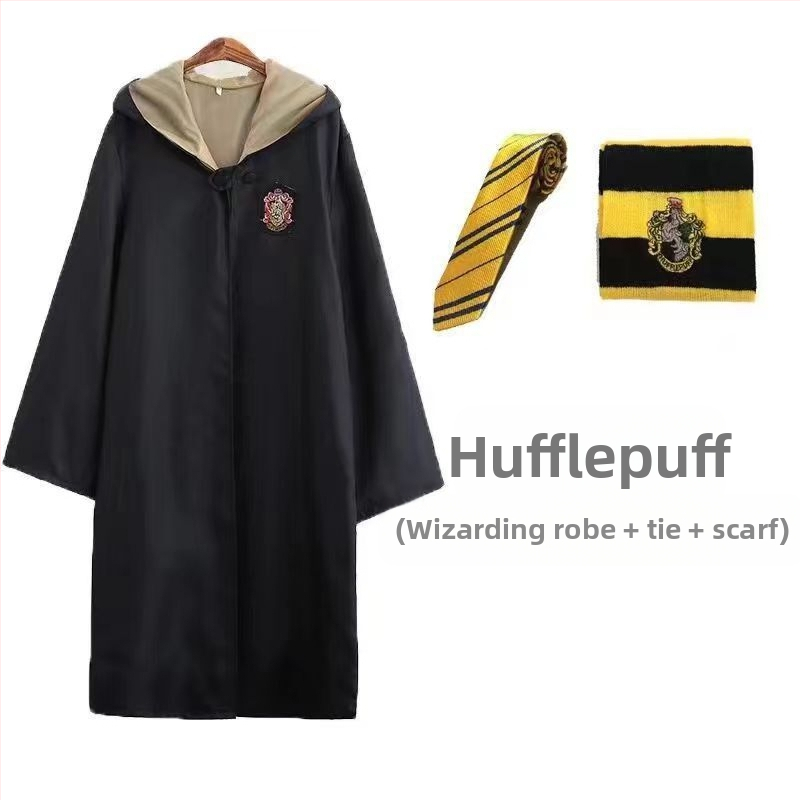 Haine Harry Potter costum cos set complet Gryffindor înconjurător haină magică pentru copii uniformă școlară de performanță robe de vrăjitor