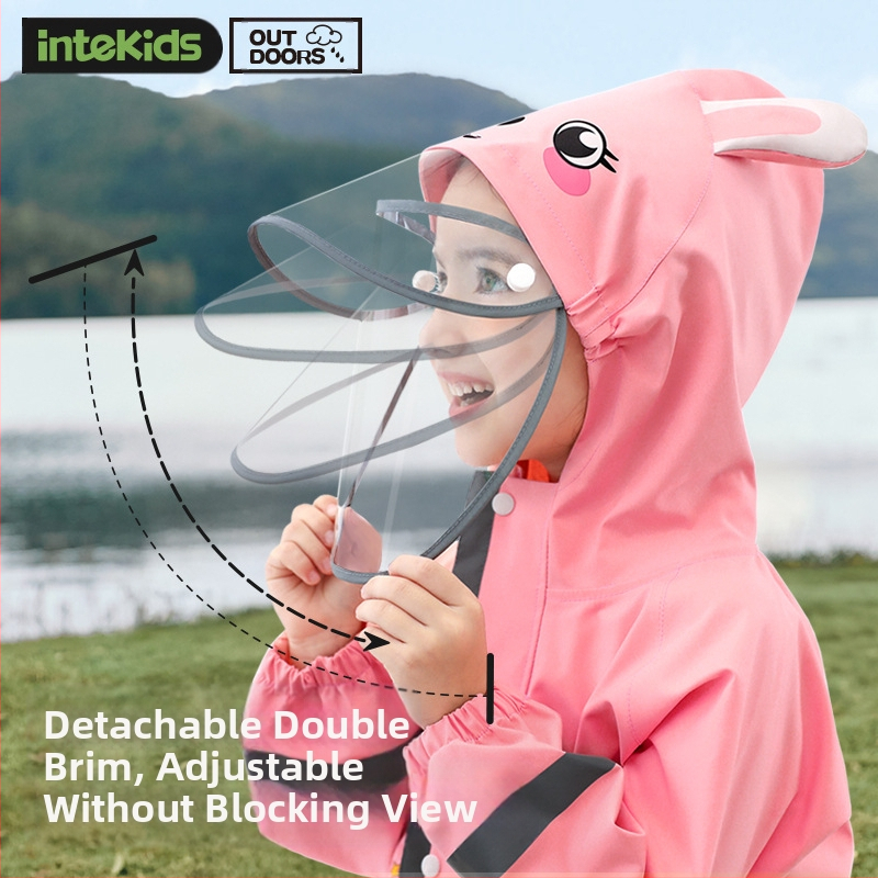 Laste ühes tükis vihmamantel poistele beebi pontšo naiste lasteaia dinosauruse vihmapüksid komplekt täiskeha vihmakindel vihmamantli partii