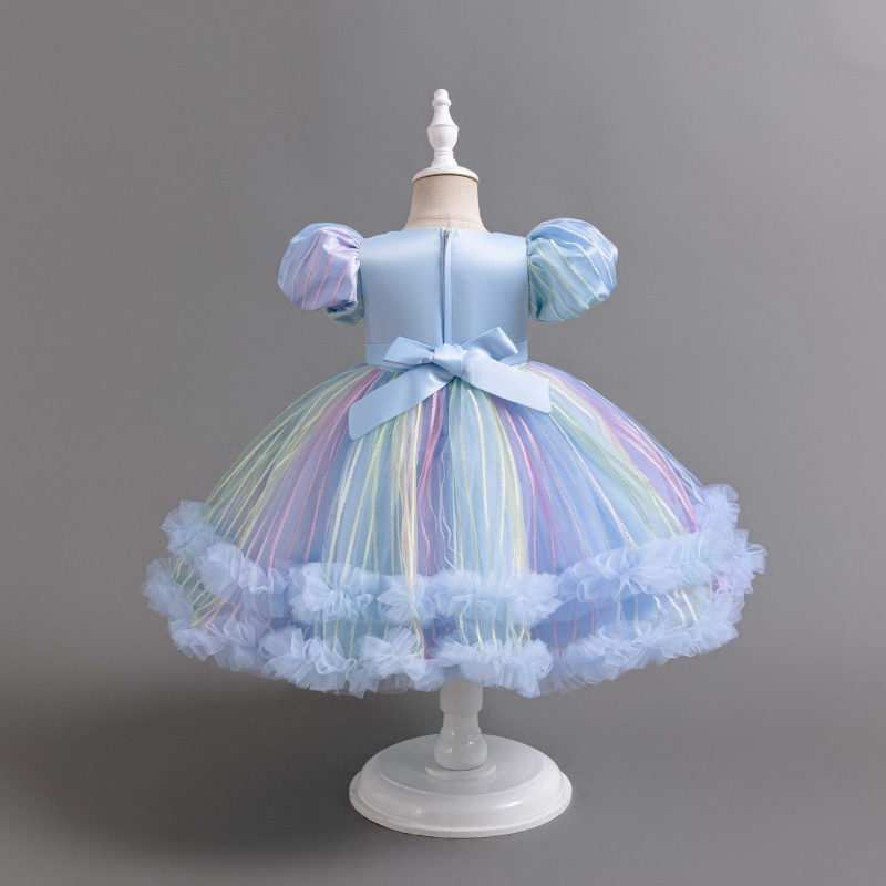 Rochie de mireasă pentru fete, poncho, rochie de seară pentru fete cu flori, rochie de spectacol pentru copii, rochie de pian pentru gazdă