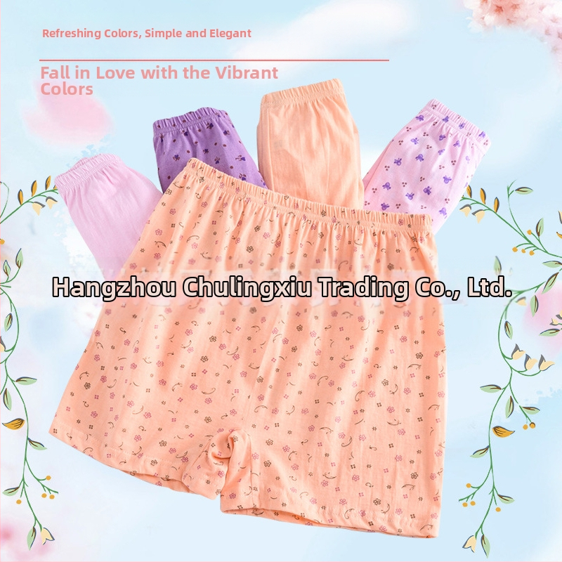 Памучно бельо за майки на средна и по-възрастна възраст, широки боксерки с висока талия, памучно бельо за майки, памучни дамски шорти с големи размери