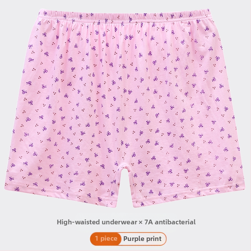 Keskealise ja eaka ema aluspesu puuvillased kõrge vöökohaga lahtised bokserid ema puuvillased aluspesu puuvillased naiste pluss-suuruses lühikesed püksid