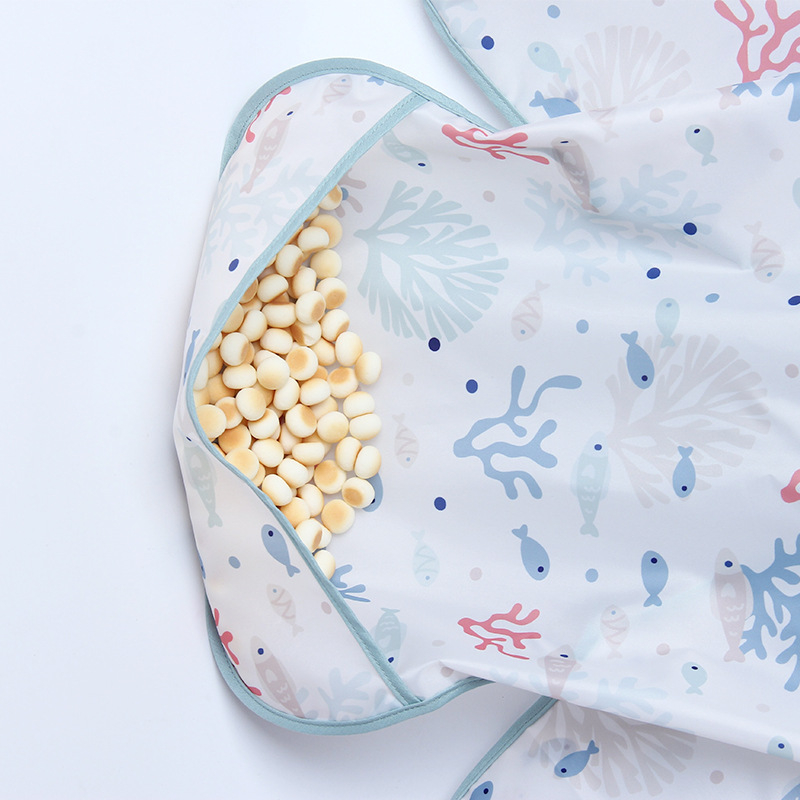 Laste õhtusöögikate lasteaia beebitüdruku söögikott beebipõll rinnahoidja lisatoit kulumiskindel veekindel mustusekindel 3-aastane