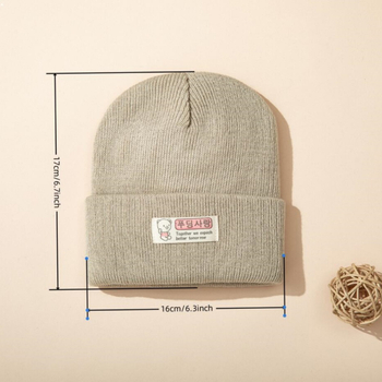 Dječja kapa za jesen i zimu, slatka super slatka dječaci i djevojčice, topla vunena zaštita za uši, pletena kapa za novorođenčad u korejskom stilu