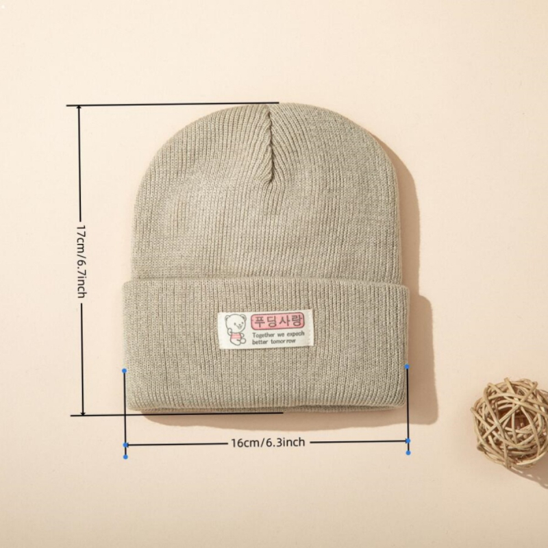 Dječja kapa za jesen i zimu, slatka super slatka dječaci i djevojčice, topla vunena zaštita za uši, pletena kapa za novorođenčad u korejskom stilu