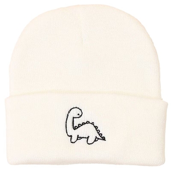 Toamna și iarna copii dinozaur lână pălărie copil tricotat pălărie desen animat copil dinozaur copil ureche protecție pălărie cald drăguț pălărie