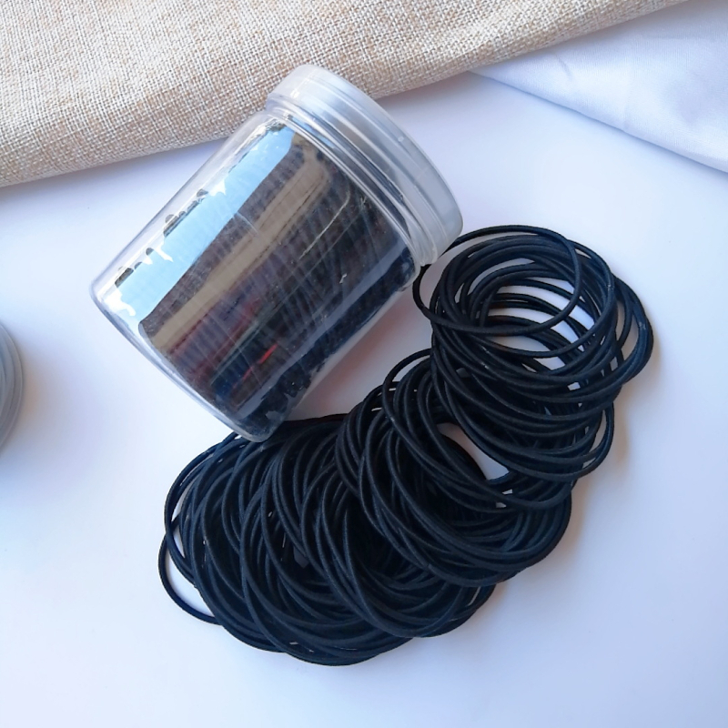 Rudens ir žiemos paprasta elegantiška plaukų juosta, didmeninė prekyba, labai elastinga, patvari guminė juosta, Mori pagrindinė dėžutėje esanti plaukų juosta