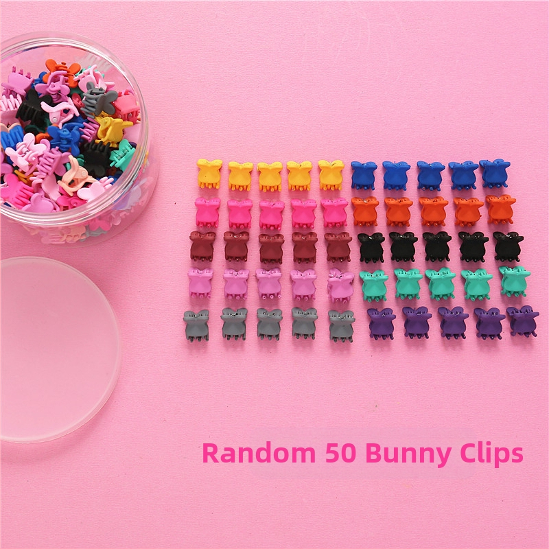 50 konservuotų vaikiškų mažų gėlių formos plaukų segtukų, princesės, mieli galvos apdangalai, kūdikių mergaičių plaukų aksesuarai, animacinių filmukų kirpčiukai, maža segtuko segtukas