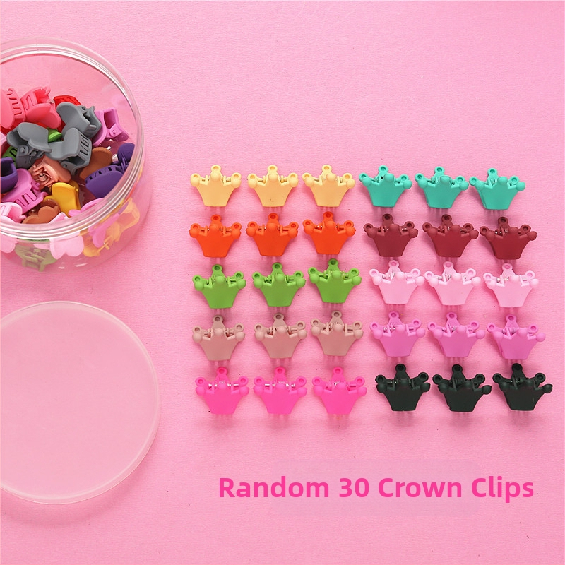 50 konservuotų vaikiškų mažų gėlių formos plaukų segtukų, princesės, mieli galvos apdangalai, kūdikių mergaičių plaukų aksesuarai, animacinių filmukų kirpčiukai, maža segtuko segtukas