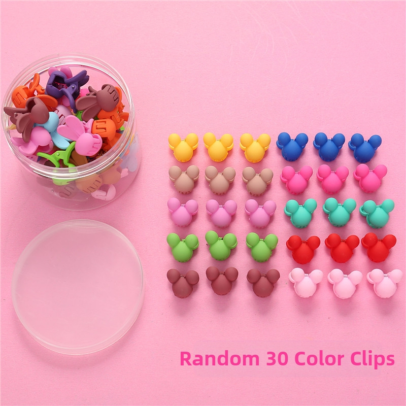 50 konservuotų vaikiškų mažų gėlių formos plaukų segtukų, princesės, mieli galvos apdangalai, kūdikių mergaičių plaukų aksesuarai, animacinių filmukų kirpčiukai, maža segtuko segtukas