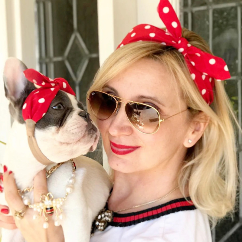 „Amazon“ tarpvalstybinė užsienio prekyba naminių gyvūnėlių galvos apdangalais, didmeninė prekyba šunimis, miela spausdinta elastinga galvos juosta, pagrindinė galvos juostų pora.