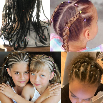 2000 vaikiškų plaukų gumyčių vienkartinė gumytė mergaitėms kūdikiams, stipriai tempiama, nenutrūkstama, maišelis su plaukų žiedu, nepažeidžia plaukų virvės