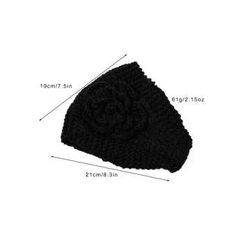 Keeratud kameeliaga kootud villast juuksevöö kõrvakaitse peakate veniv käsitöö juukseehted soe sügis- ja talvine peapael