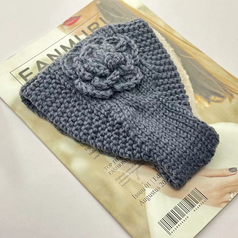 Keeratud kameeliaga kootud villast juuksevöö kõrvakaitse peakate veniv käsitöö juukseehted soe sügis- ja talvine peapael