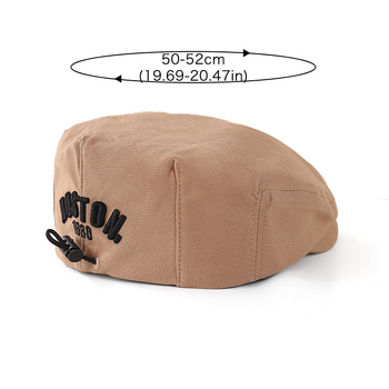 Pălărie pentru bebeluși de primăvară și toamnă, nouă, 2-5 ani, cu litere, BOSTON, beretă, stil occidental, șapcă all-match pentru băieți și fete