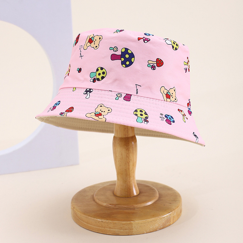 Detská rybárska čiapka, obojstranné oblečenie pre chlapcov a dievčatá, jarná a letná tenká slnečná čiapka, detská opaľovacia čiapka s veľkým okrajom na cesty