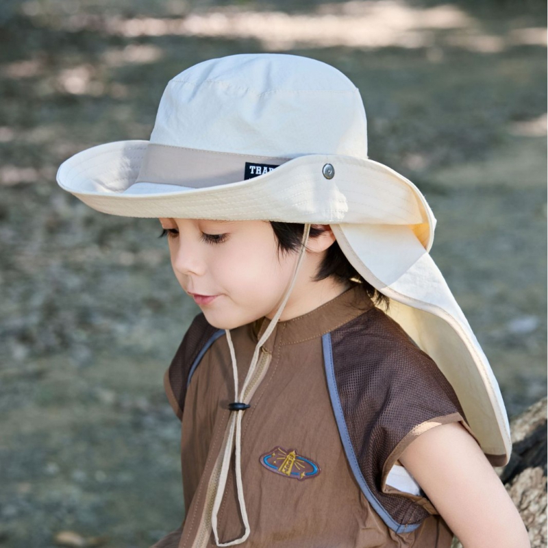 Dječji šešir 2025. Proljetni i ljetni planinarski šešir s kremom za sunčanje za dječake i djevojčice, tanki prozračni dječji šešir s velikim obodom, u boji i zaštitom od sunca