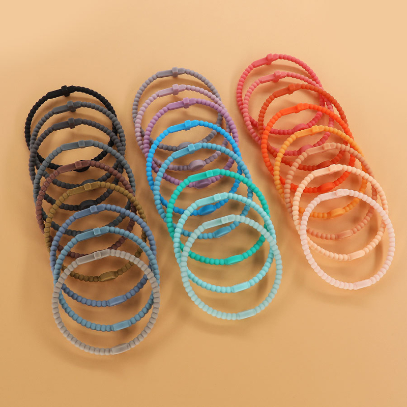 Amazoni kuum laste käevõru Uus lihtne Euroopa ja Ameerika käevõru seitsmeosaline komplekt käepaelaga peenike ristkäevõru