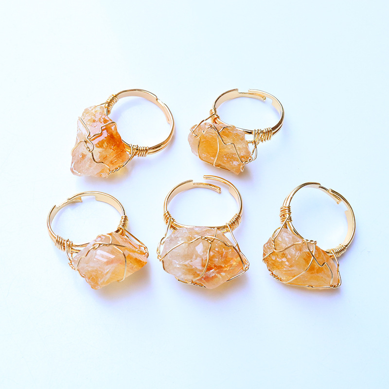 Δαχτυλίδι με φυσική πέτρα, κρύσταλλο, ρυθμιζόμενο δαχτυλίδι, αυθεντική πέτρα, αμέθυστος, ακανόνιστη πέτρα, χειροποίητο, κουρδιστό