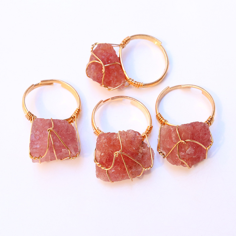 Δαχτυλίδι με φυσική πέτρα, κρύσταλλο, ρυθμιζόμενο δαχτυλίδι, αυθεντική πέτρα, αμέθυστος, ακανόνιστη πέτρα, χειροποίητο, κουρδιστό