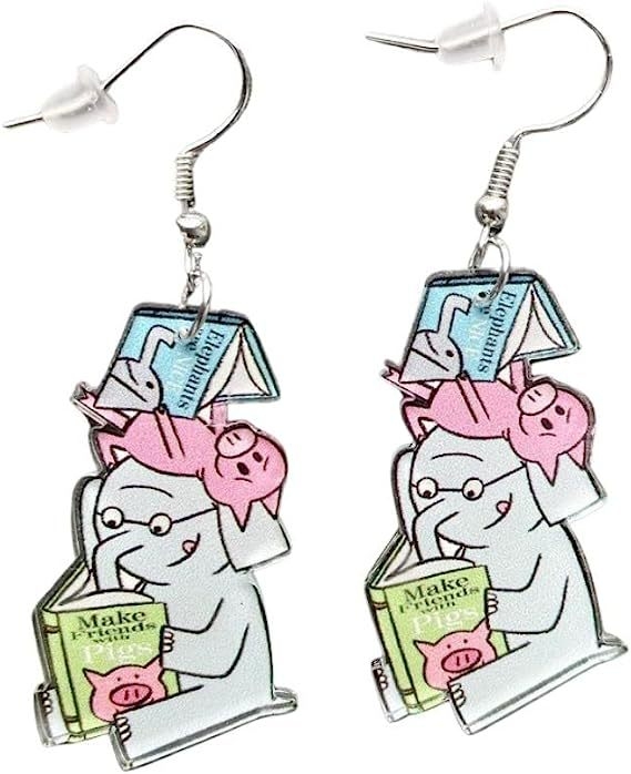 Pārrobežu radoši multfilmu ģitāras kaķa sarkanā suņa auskari dāmām un meitenēm, skolniecēm, atgriešanās skolā, skolotāja, pateicības dāvana