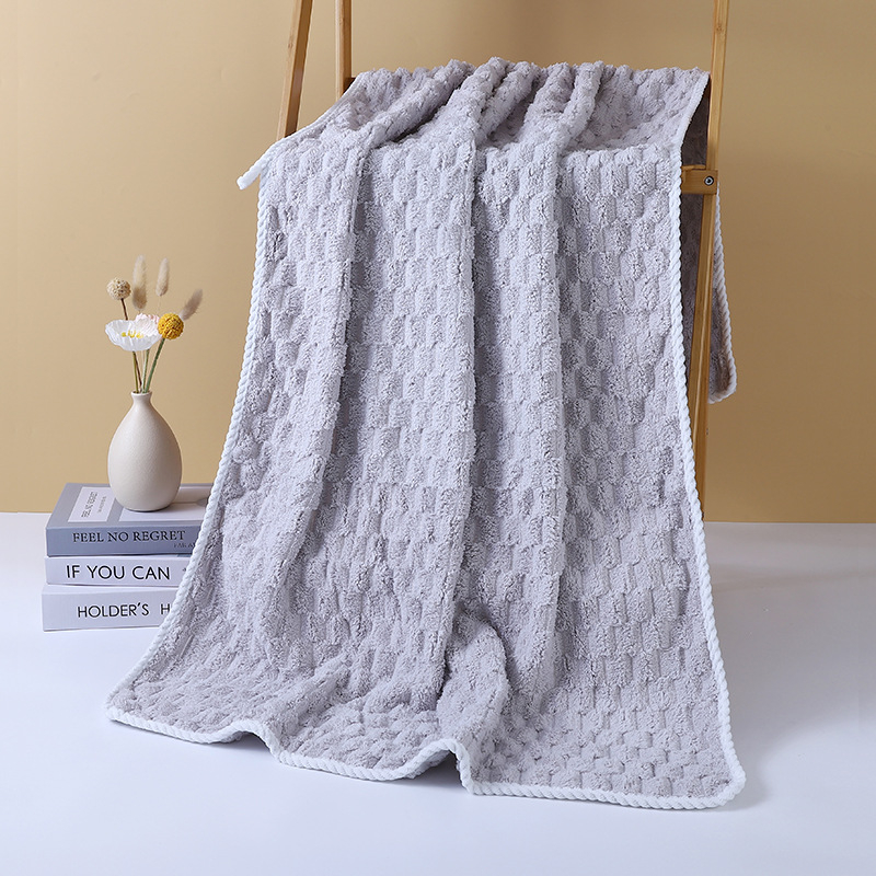 Debesų pliušinis rankšluostis, A klasės didelis vonios rankšluostis, koralų vilnos, minkštas, sugeriantis, suaugusiųjų, vaikų veido rankšluostis