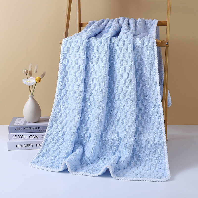 Debesų pliušinis rankšluostis, A klasės didelis vonios rankšluostis, koralų vilnos, minkštas, sugeriantis, suaugusiųjų, vaikų veido rankšluostis