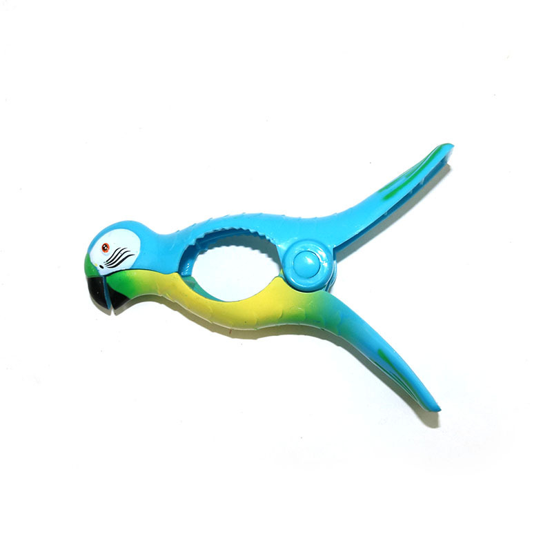 Mielas gyvūnų serijos paplūdimio rankšluostis, atsparus vėjui, segtukas, kėdė, rankšluosčio segtukas, džiovinimo segtukas, plastikinis drabužių džiovinimo segtukas