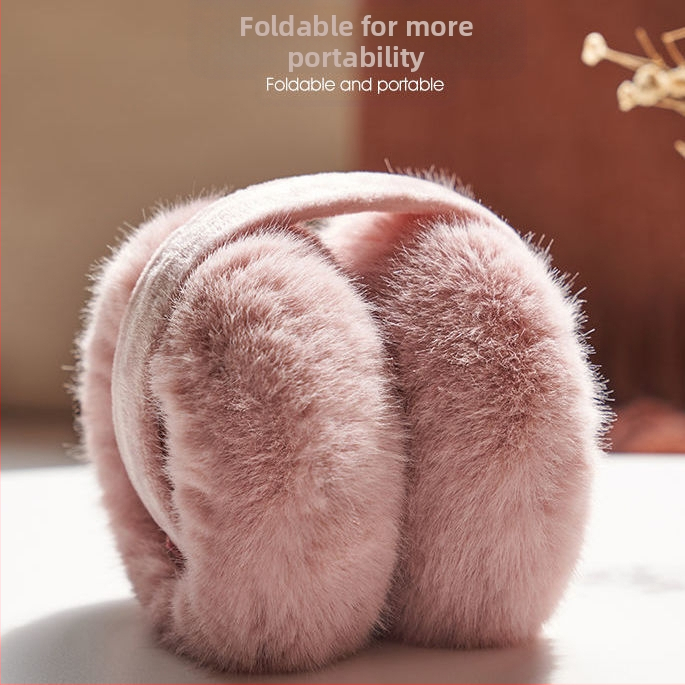 Talvised soojad kõrvaklapid Naiste Korea stiilis armsad õpilaste kõrvakatted Talvised kõrvakaitsed Plush kõrvaklapid Külmumisvastased kõrvaklapid Mitte kokkupandavad