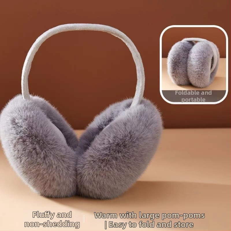 Talvised soojad kõrvaklapid Naiste Korea stiilis armsad õpilaste kõrvakatted Talvised kõrvakaitsed Plush kõrvaklapid Külmumisvastased kõrvaklapid Mitte kokkupandavad