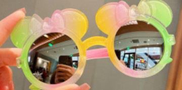 Laste päikeseprillid Armsad printsessi moegradient-koomiksiprillid Meeste ja naiste päikeseprillid Laste värvilised päikesekaitsekreemid Moodsad prillid