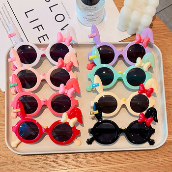 25 nauji vaikiški zuikio formos akiniai nuo saulės su animacinių filmukų formos mielais mergaitės akiniai nuo saulės su lanku ir ilgomis ausimis, akiniai nuo saulės su kryžminiu kraštu