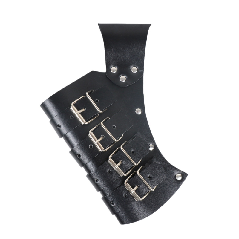 Mõõgakomplekt välistingimustes kasutatavate vehklemisriidetega, PU keskaegse cosplay viikingisõdalase tupega, nahast sooviplahvatusega