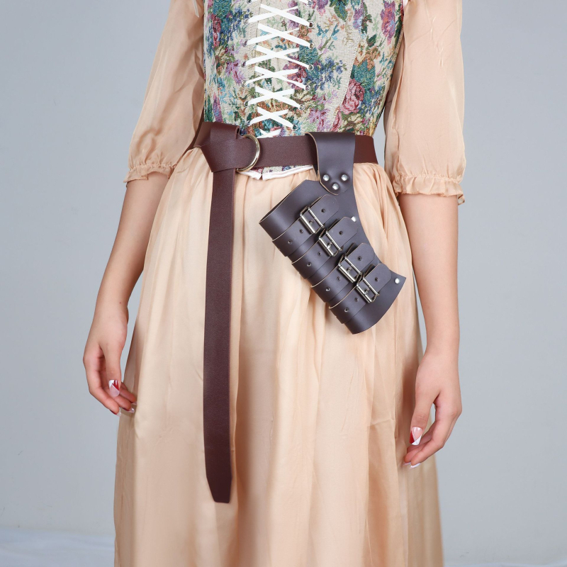 Mõõgakomplekt välistingimustes kasutatavate vehklemisriidetega, PU keskaegse cosplay viikingisõdalase tupega, nahast sooviplahvatusega