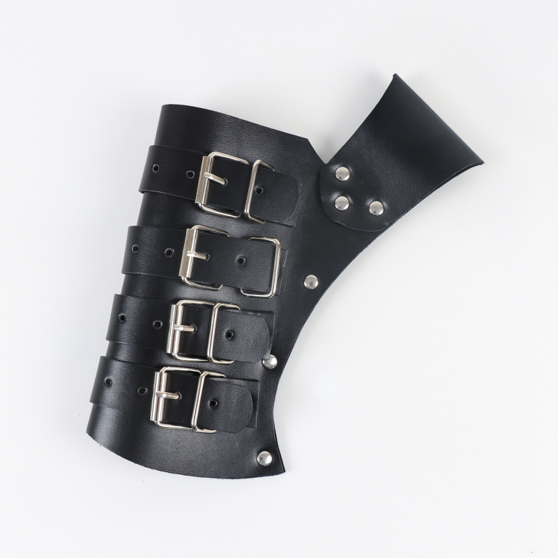 Mõõgakomplekt välistingimustes kasutatavate vehklemisriidetega, PU keskaegse cosplay viikingisõdalase tupega, nahast sooviplahvatusega